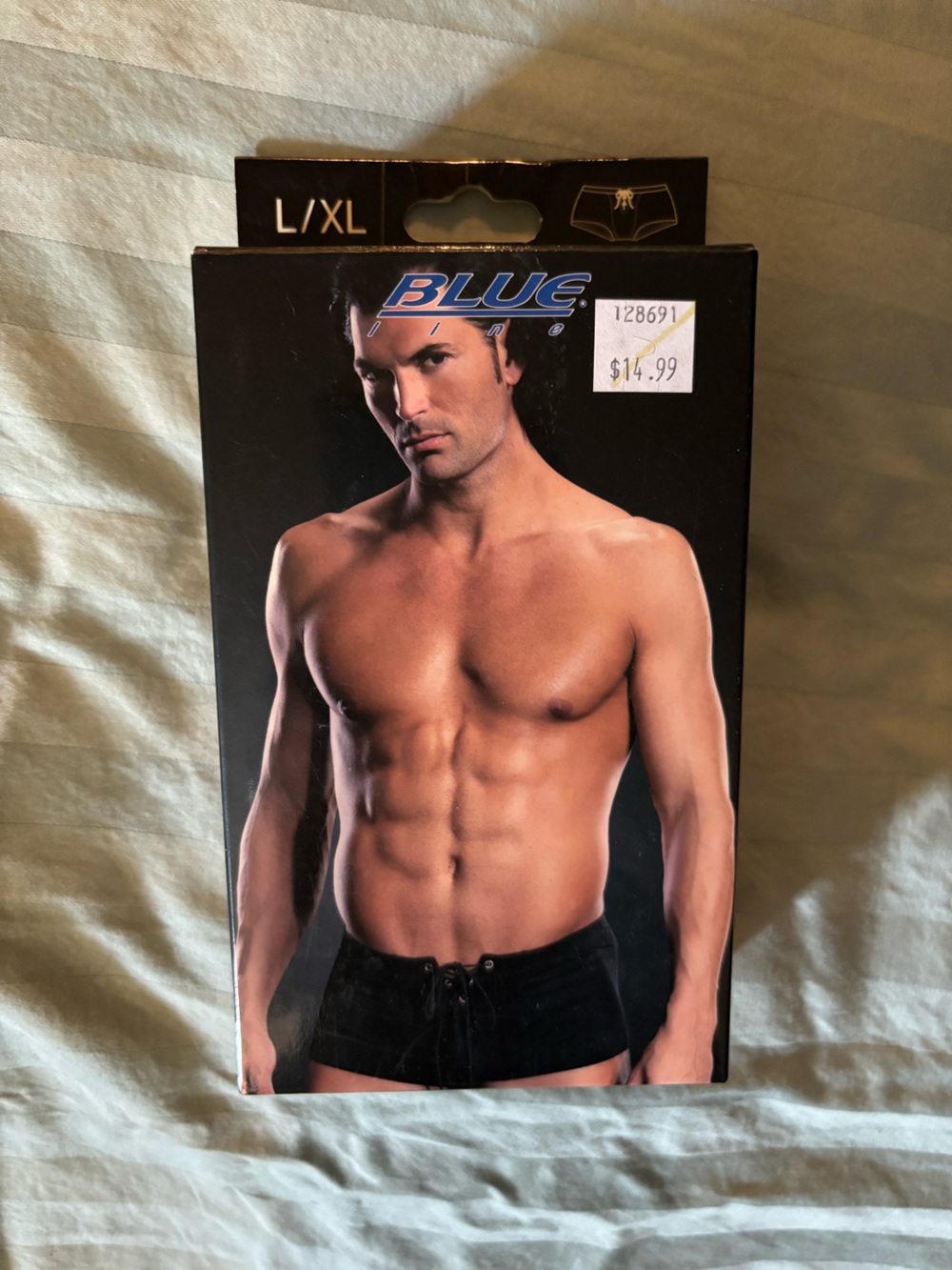Blue Life Men’s Black Low-Rise Boxer Briefs L/XL